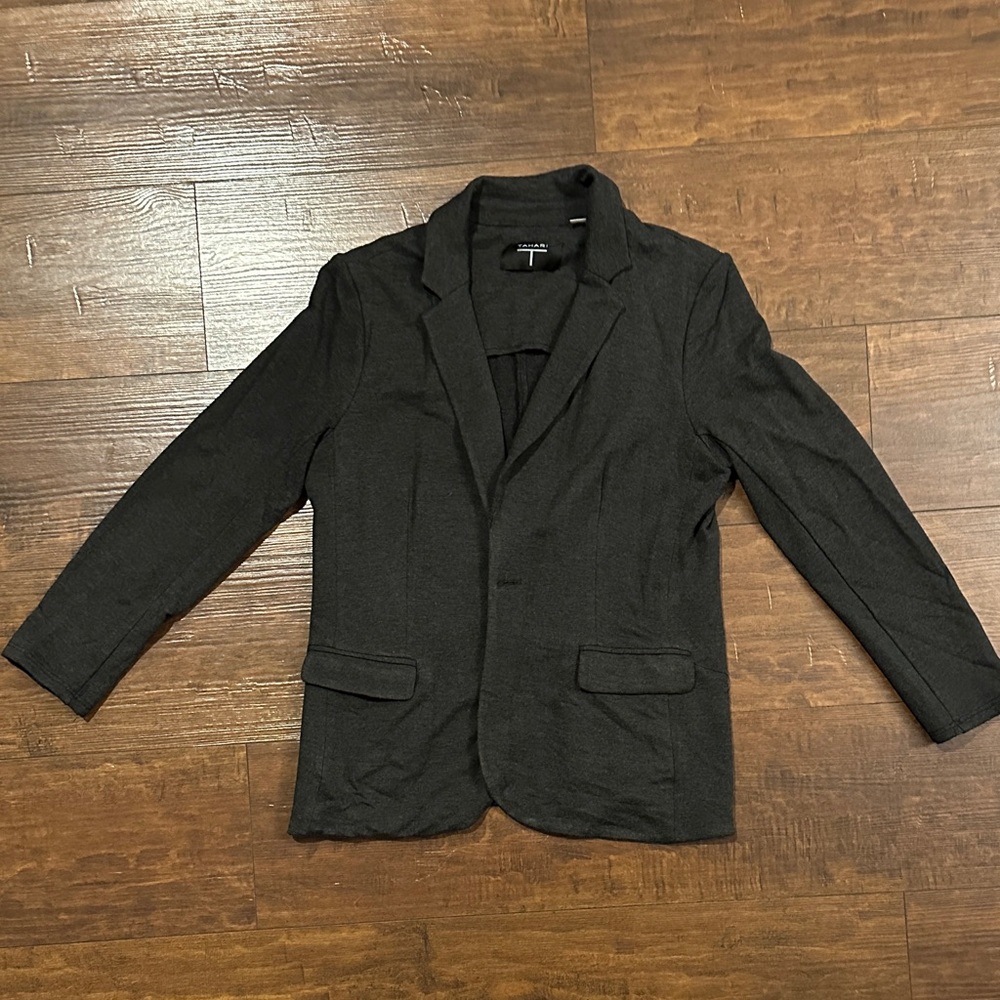 Tahari Charcoal Blazer